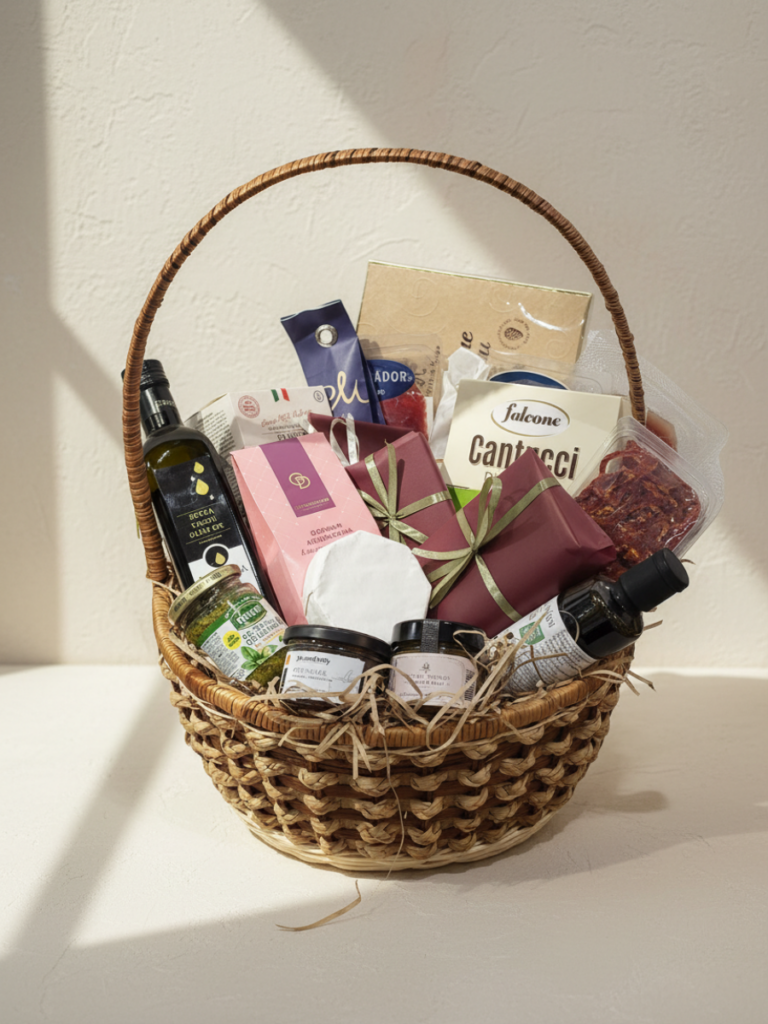 Подарочный набор в корзине